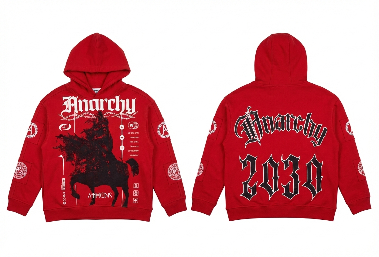 Warhorse Hoodie – Red
