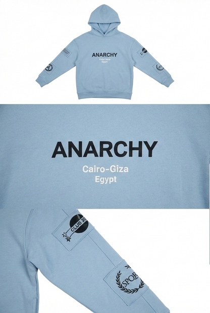 Cairo–Giza Edition Hoodie - Baby Blue