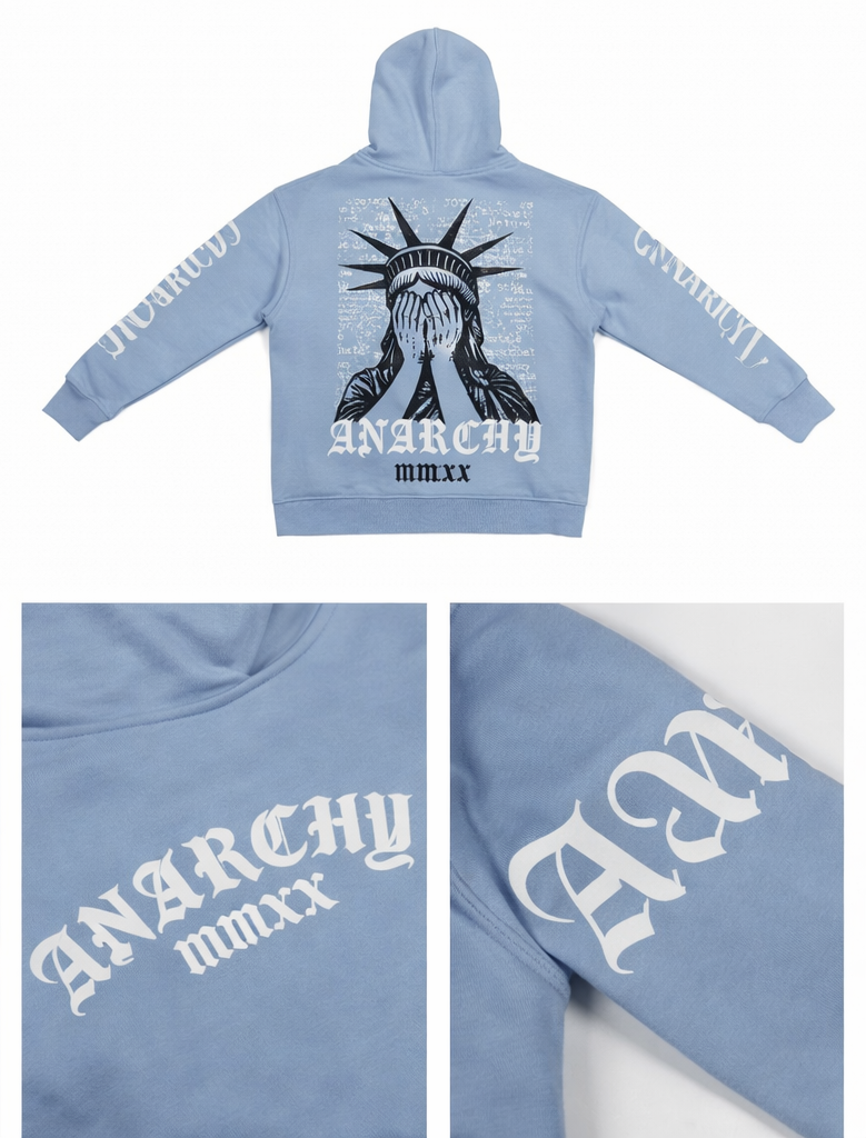 MMXX Anarchy Zip Up - Baby Blue