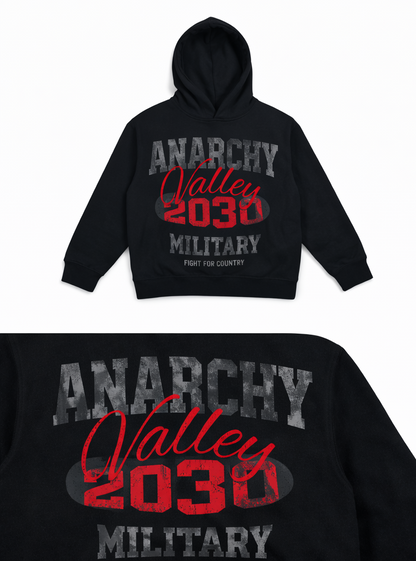 Black Military Hoodie