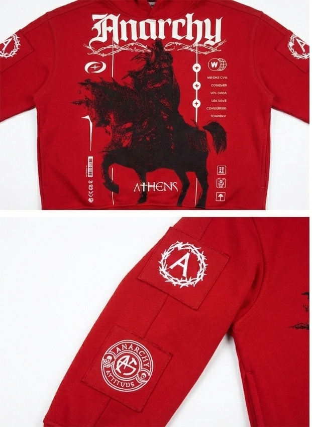 Warhorse Hoodie – Red