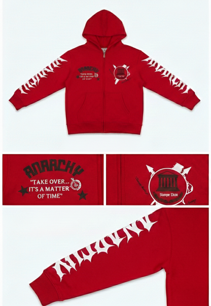 Temple Zip Up Hoodie